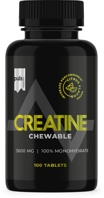 PULS NUTRITION Chewable Creatine Citrus tabletes, 100 gab. - 1