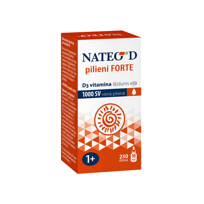 NATEO D Forte 1000 SV pilieni, 10 ml - 1
