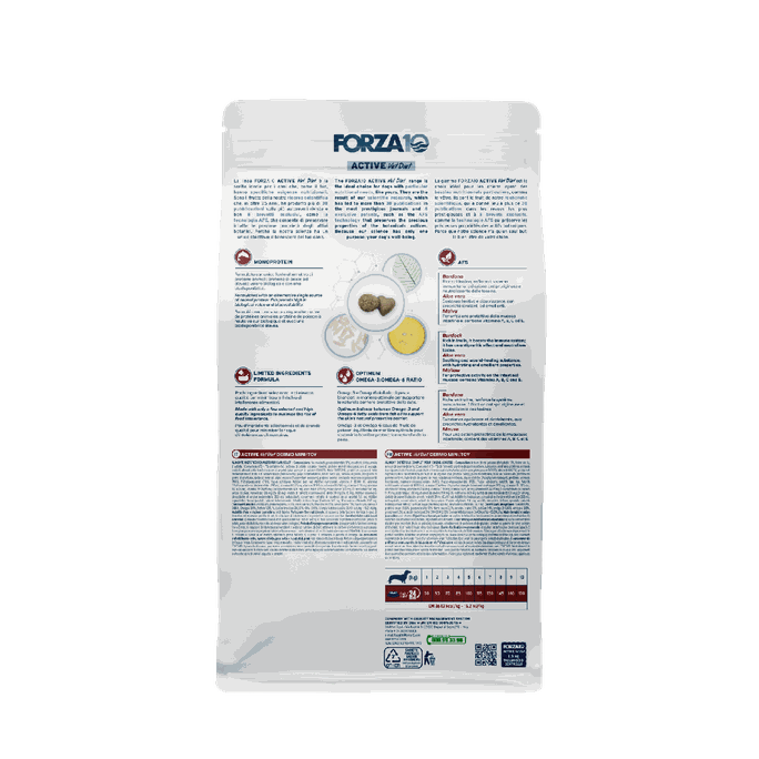 FORZA10 Active Vetdiet Dermo  Mini/Toy, Suņiem sausā barība, 1.5 kg - 2