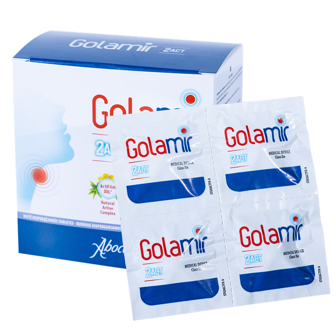 GOLAMIR 2Act mutē šķīstošas tabletes, 20 gab. - 1
