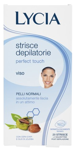 LYCIA Perfect Touch Face depilācijas vaska strēmeles, 20 gab. - 1