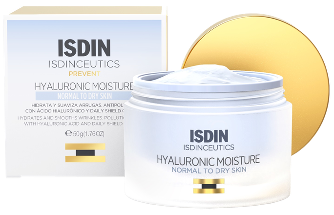 ISDIN Hyaluronic normālai ādai sejas krēms, 50 ml - 1