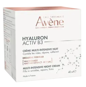 AVENE Hyaluron Activ B3 Multi-intensive nakts sejas krēms, 40 ml - 2