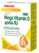 WALMARK   Mega D3 vitamīni 4000 IU Forte kapsulas, 90 gab.