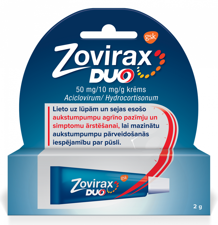 ZOVIRAX Duo 50 mg/10 mg/g cream, 2 g | Mēness aptieka