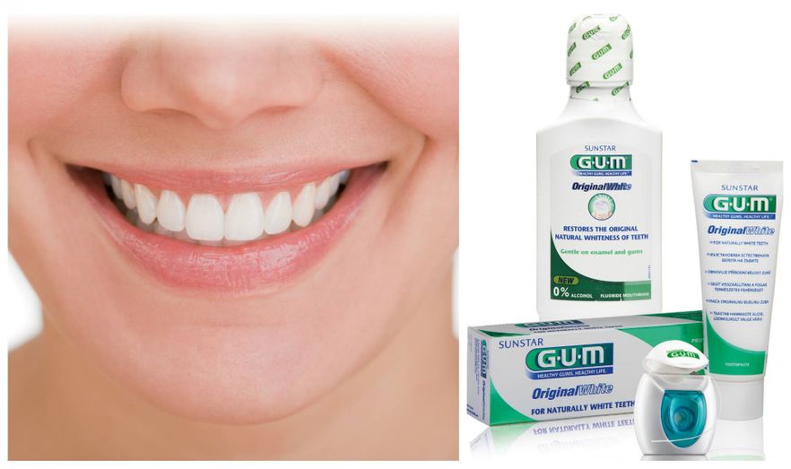 Gum original white toothpaste 75 ml m ness aptieka