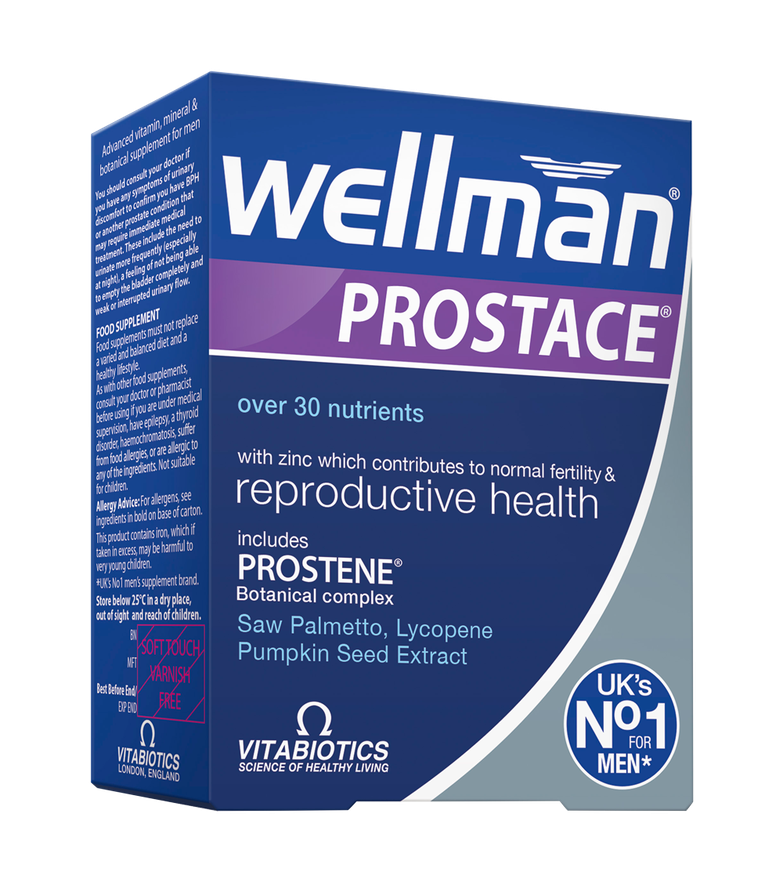 WELLMAN Prostace tabletes, 60 gab. Piegāde visā Latvijā Mēness aptieka