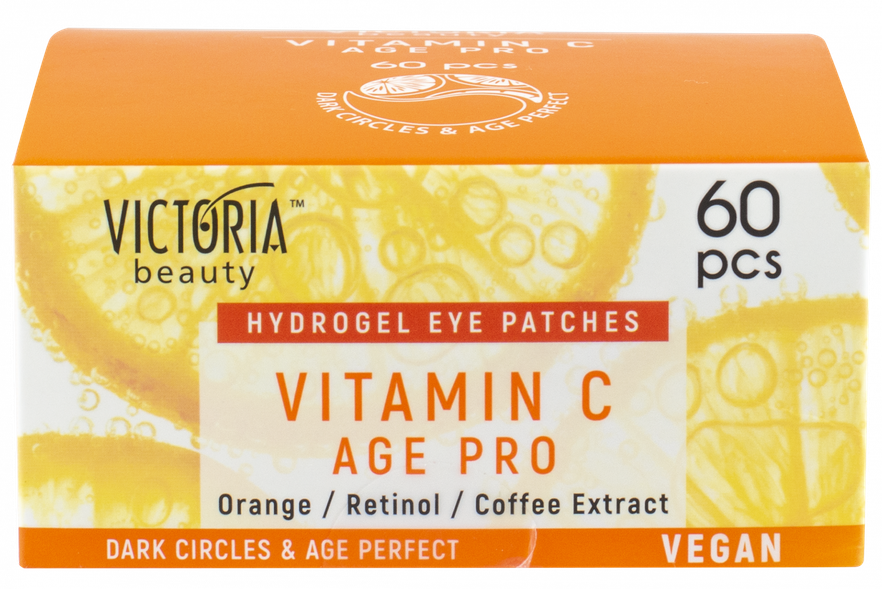 VICTORIA BEAUTY Age Pro Vitamin C Gel eye patches, 60 pcs. Mēness aptieka