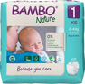 BAMBO NATURE BAMBO Nature autiņbiksītes, XS-1, 2-4 kg, 22 gab. autiņbiksītes, 22 gab. thumbnail 1