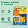 MOLLERS apelsinų–citrinų skonio žuvų taukų guminukai-žuvytės, 45 vnt. thumbnail 2