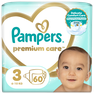 PAMPERS Premium Care-3 (6-10 kg) autiņbiksītes, 60 gab. thumbnail 1