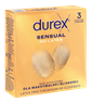 DUREX Sensual No Latex prezervatīvi, 3 gab. thumbnail 1