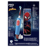 ORAL-B Pro Kids Spiderman ar ceļojumu futrāli elektriskā zobu birste, 1 gab. thumbnail 3