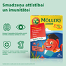 MOLLERS Junior Zivju Eļļa Zemeņu Garša želejas zivtiņas, 45 gab. thumbnail 2