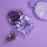 CRYSTALLOVE Crystalized Lillac zīda matu gumija, 1 gab. thumbnail 5