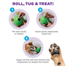 OUTWARD HOUND Puzle Snuffle N' Trt Ball, Zaļa, L rotaļlieta, 1 gab. thumbnail 4