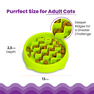 CATSTAGES Kitty Slow Feeder, Zaļa, S, Lēnēšanas bļoda, 1 gab. thumbnail 4