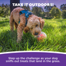 OUTWARD HOUND Puzle Topsy Treat Ball, Oranža rotaļlieta, 1 gab. thumbnail 2