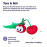 PETSTAGES Dental Cherries, Sarkana rotaļlieta, 1 gab. thumbnail 3