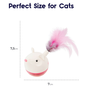CATSTAGES Hunt N Swat Treat Tumblers, Rozā rotaļlieta, 1 gab. thumbnail 2