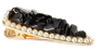CRYSTALLOVE Black Obsidian matu sprādze, 1 gab. thumbnail 1