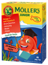 MOLLERS Junior Zivju Eļļa Zemeņu Garša želejas zivtiņas, 45 gab. thumbnail 1