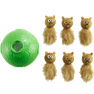 OUTWARD HOUND Puzle Snuffle N' Trt Ball, Zaļa, L rotaļlieta, 1 gab. thumbnail 1