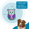OUTWARD HOUND Durablez Owl, Lillā, XS rotaļlieta, 1 gab. thumbnail 3