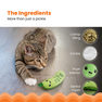 CATSTAGES Crunchy Pickle Kicker, Zaļa rotaļlieta, 1 gab. thumbnail 4