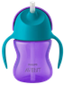 PHILIPS Avent 9 m+ (violeta) krūzīte ar salmiņu, 1 gab. thumbnail 1