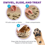 OUTWARD HOUND Puzle Dog Hide N Slide Composite, Brūna rotaļlieta, 1 gab. thumbnail 3