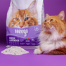 WEEGO Fresh Lavender cementējošās smiltis kaķiem, 15 L thumbnail 2