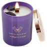 CRYSTALLOVE Amethyst & lavender soy aromātiskā svece, 1 gab. thumbnail 1
