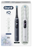 ORAL-B iO8 Duo Black + White elektriskā zobu birste, 2 gab. thumbnail 1
