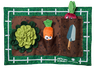 OUTWARD HOUND Puzle Activity Matz Garden Game rotaļlieta, 1 gab. thumbnail 1