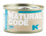 NATURAL CODE Kitten Tuncis mitrā barība, 85 g thumbnail 1